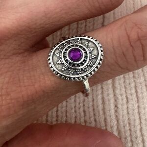 Silver boutique ring